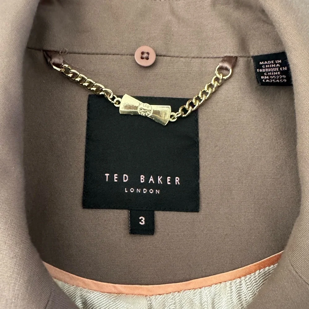 Ted Baker Brown Trench Coat - Picture 5 of 10